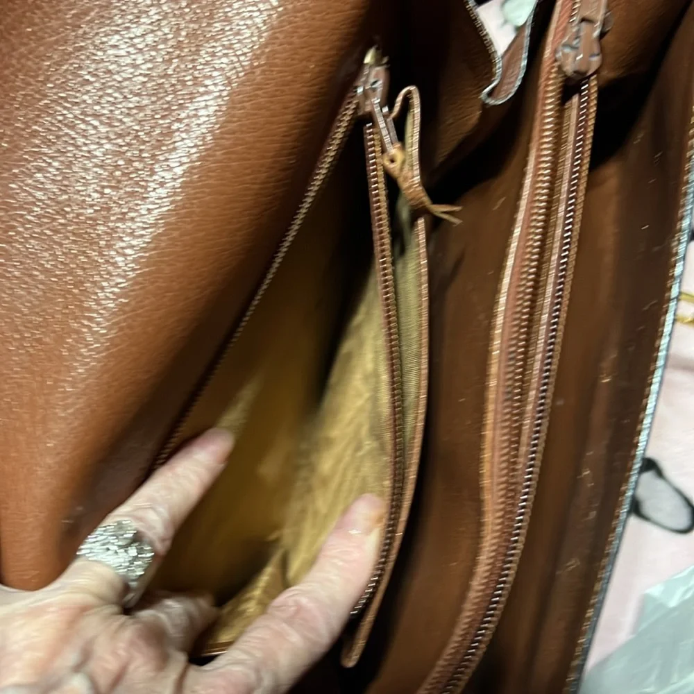 - TRADE Vintage Louis Vuitton Brown Monogram Shoulder Bag Dauphine PM - Picture 7 of 10